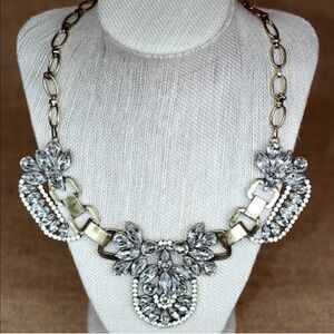Gorgeous Crystal Cluster Statement Necklace